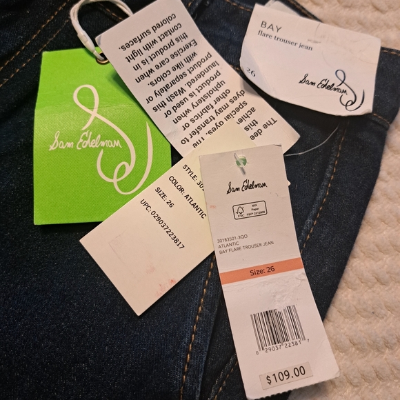 Sam Edelman Bay Flare Trouser Jeans - Picture 5 of 10